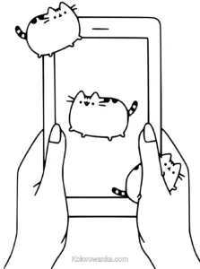 pusheen kolorowanka 52