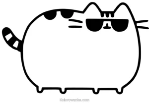 pusheen kolorowanka 8