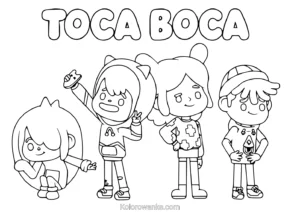 toca boca do kolorowania 10