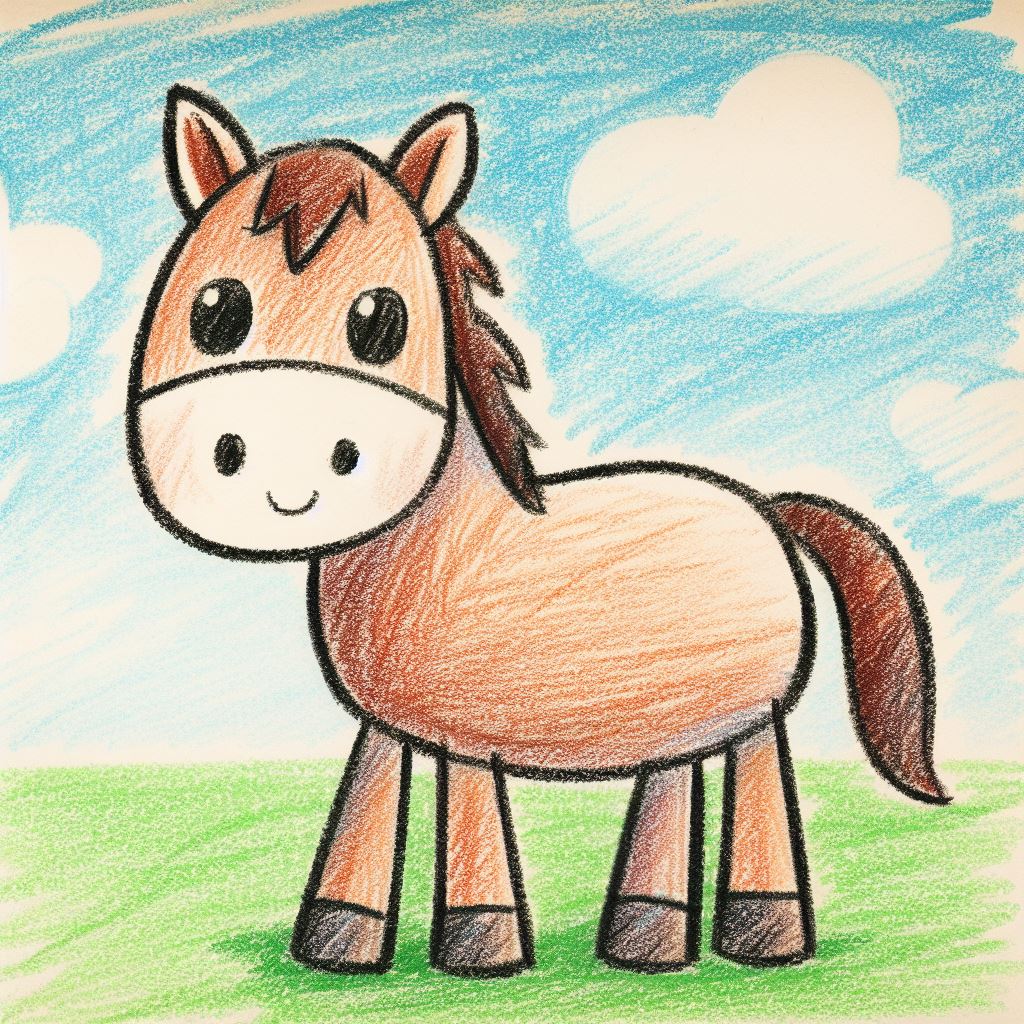 konie rysunki 4