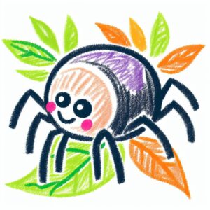 Pająki rysunki 🕷️