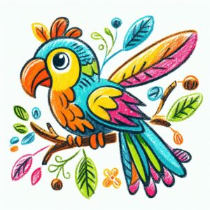 Papuga rysunki 🦜