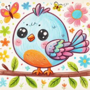 Rysunki ptaki 🦜