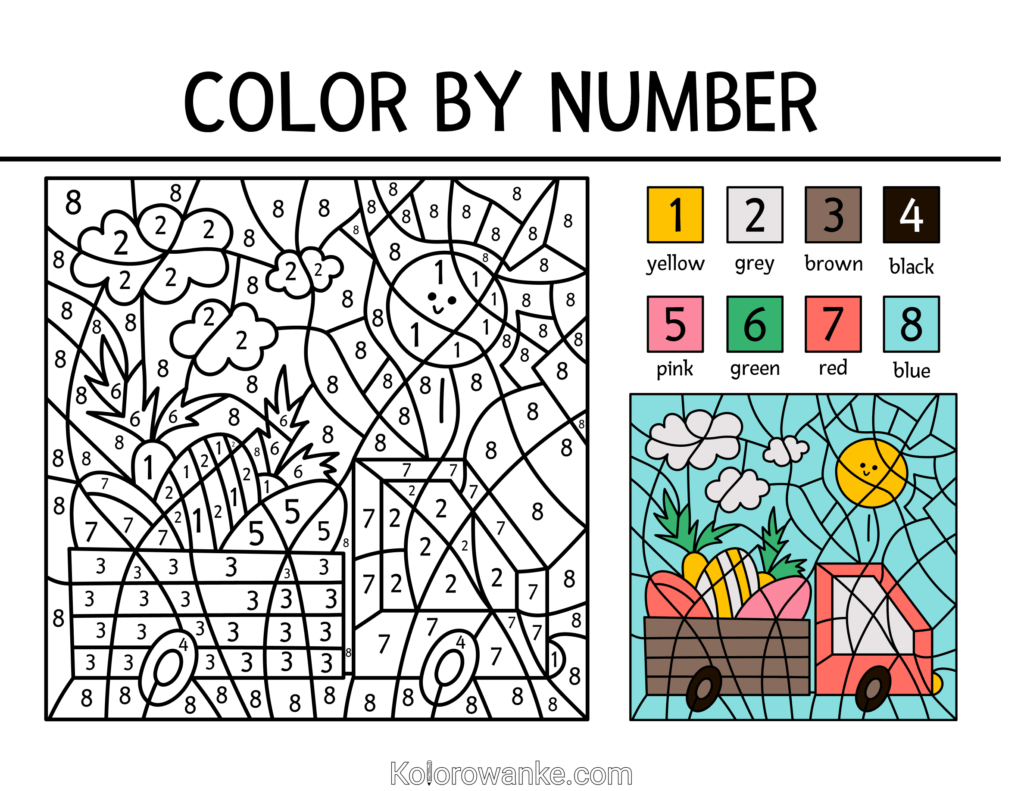 kolorowanie po numerach 1