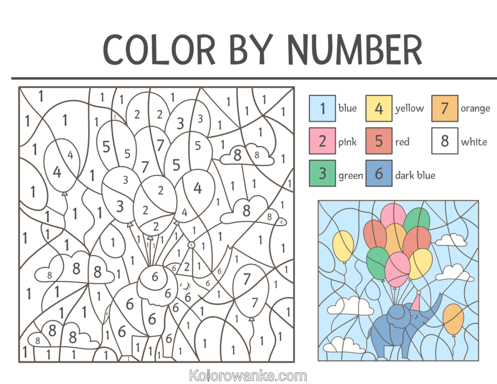 kolorowanie po numerach 2