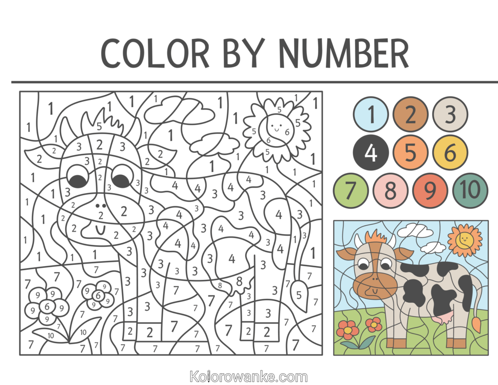 kolorowanie po numerach 3