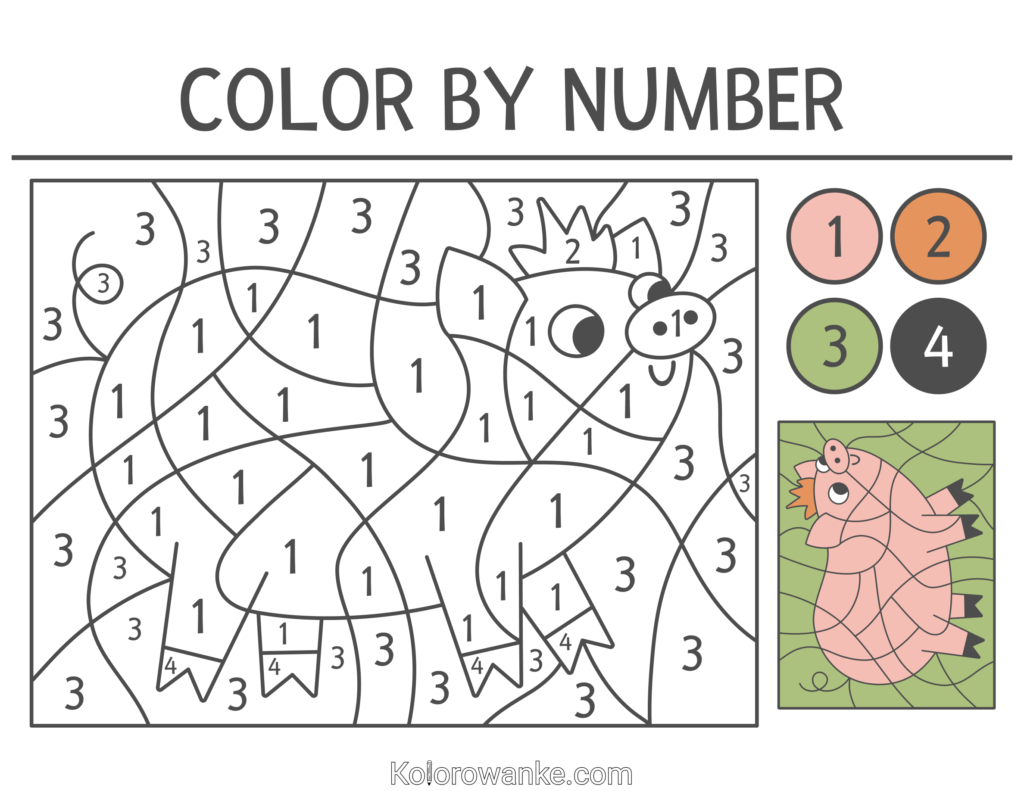 kolorowanie po numerach 4