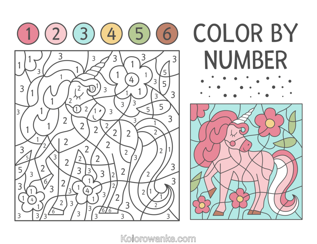 kolorowanie po numerach 8